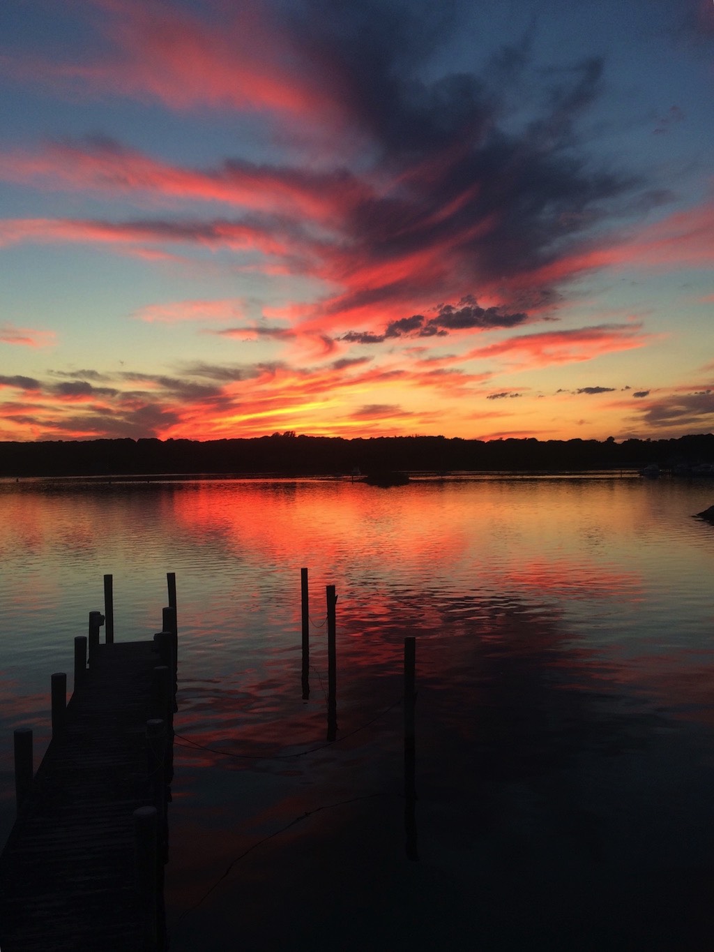 Incredible sunsets at mystic rental