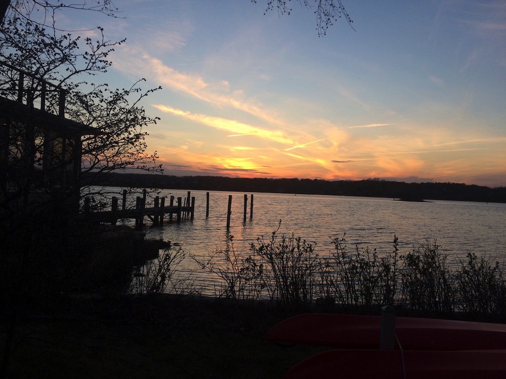 Incredible sunsets at mystic rental