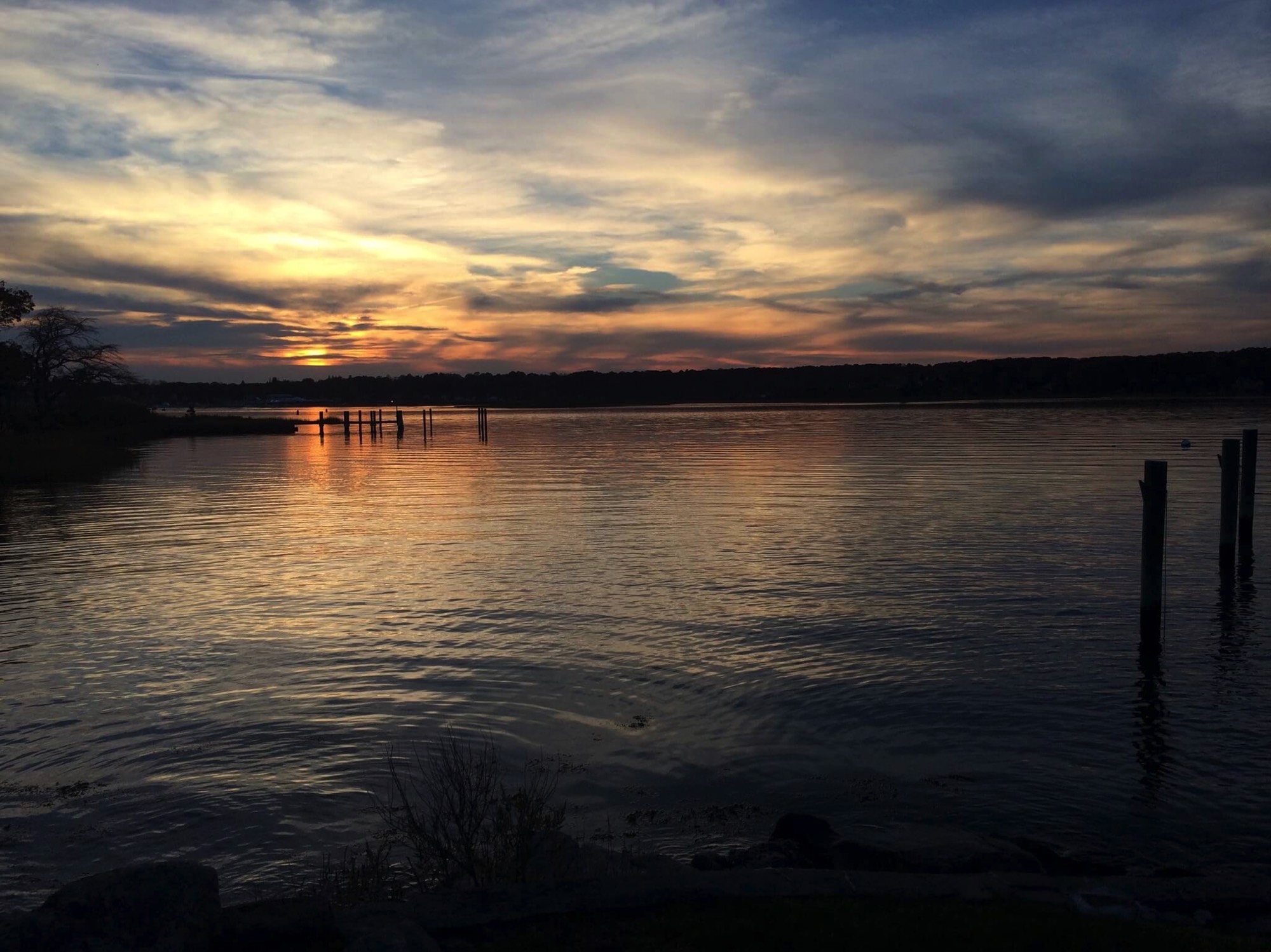 Incredible sunsets at mystic rental