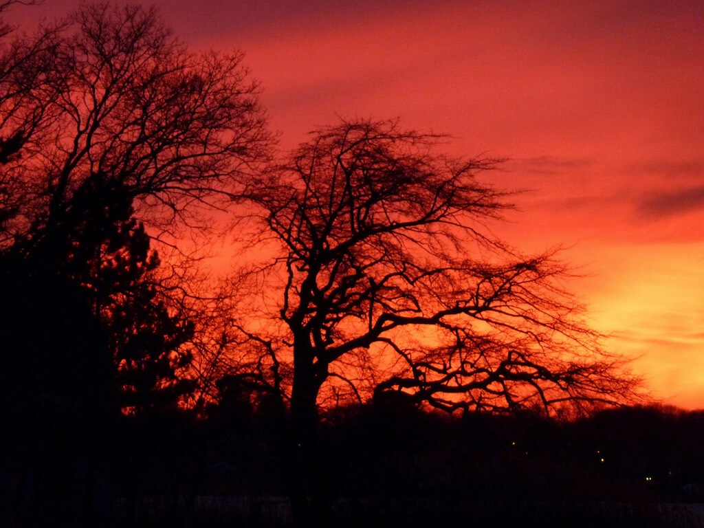 Incredible sunsets at mystic rental