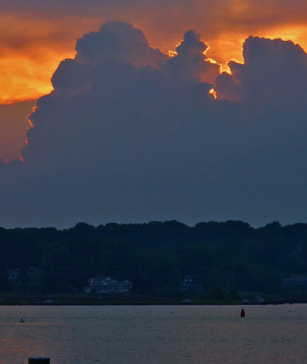 Incredible sunsets at mystic rental