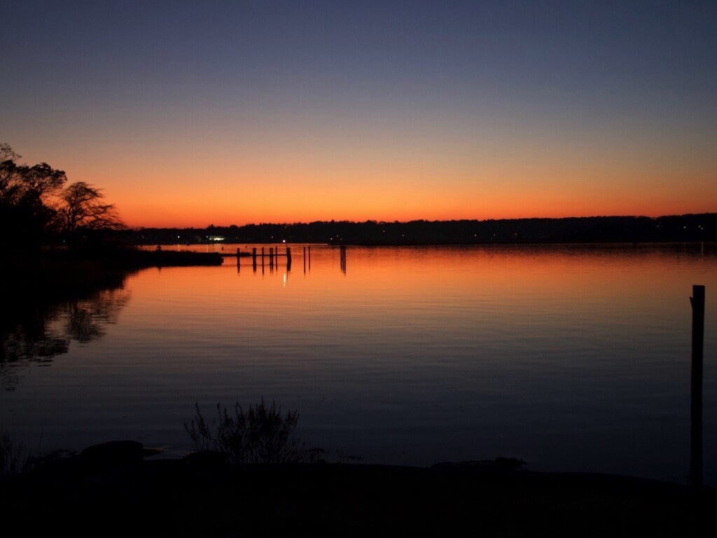 Incredible sunsets at mystic rental