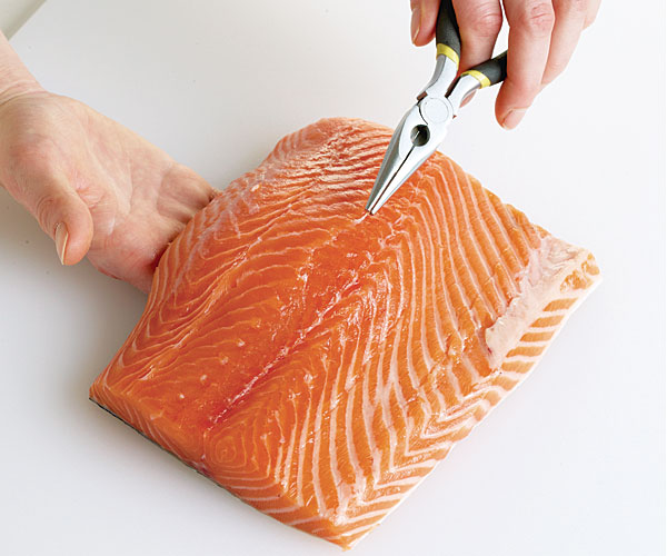 remove salmon pin bones